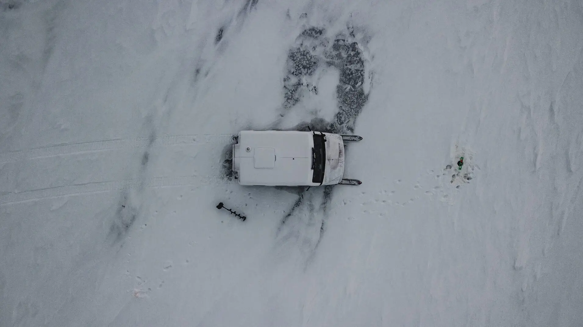 Drone shot of a SnoBear